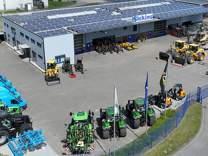 Drohnenaufnahme der Martin Sicking GmbH in Stadtlohn