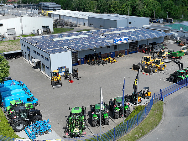 Drohnenaufnahme der Martin Sicking GmbH in Stadtlohn