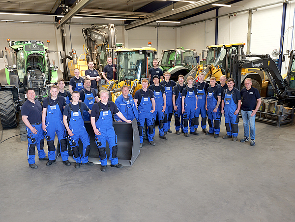 Teamfoto vom Sicking Standort in Stadtlohn